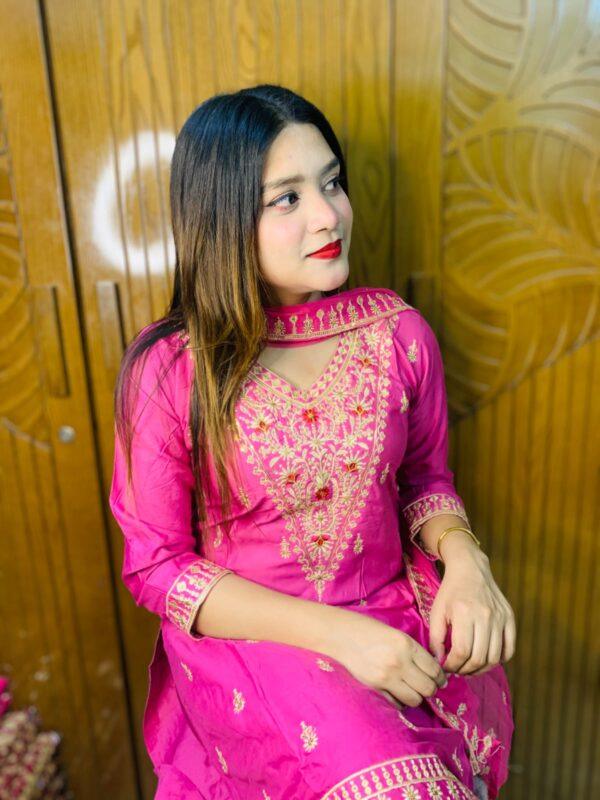 সিকোয়েন্স এমব্রয়ডারি থ্রি পিচ