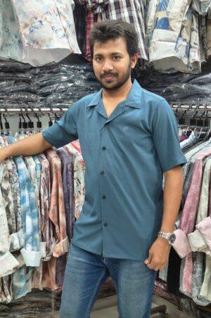 Dropped Shulderd Half Sleeve Shirt for Men's