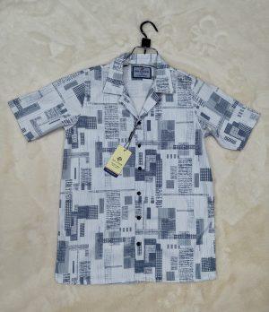 Trendy Popcorn Dropped Shulder Half Sleeve Shirt