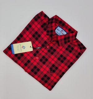 Pure Cotton full Sleeve Check Shirt for Men's
