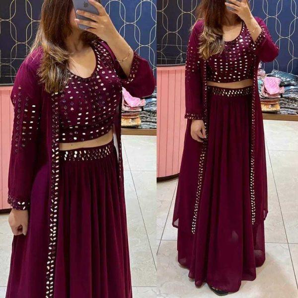 indian Jorjet Radymade lehenga