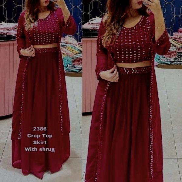 indian Jorjet Radymade lehenga