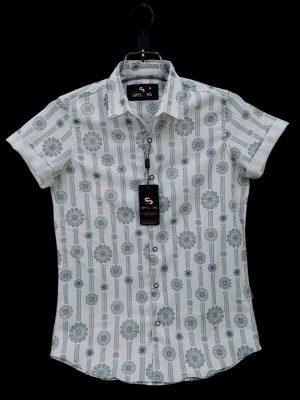 Luxury Popcorn Half Sleeve Print Shirt- Shy Looks
