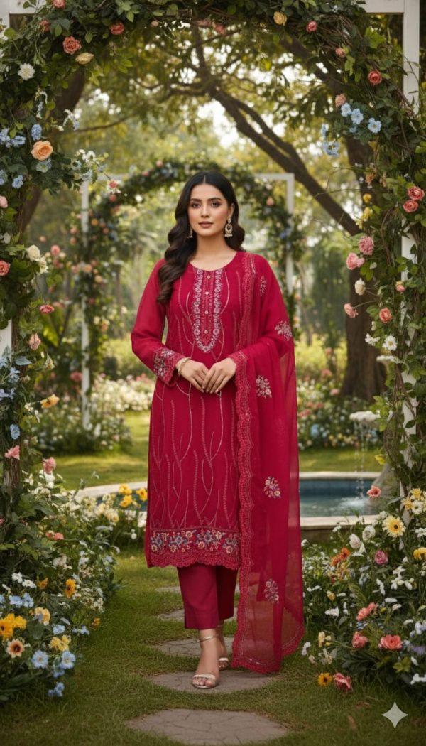 রেডিমেড পাটি ড্রেস ফোর পিস