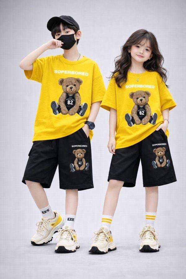 Drop Shoulder Baby TShirt and Pant Set