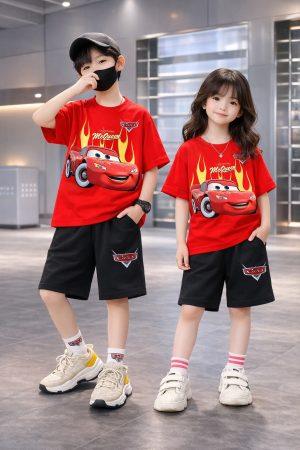 Drop Shoulder Baby TShirt and Pant Set